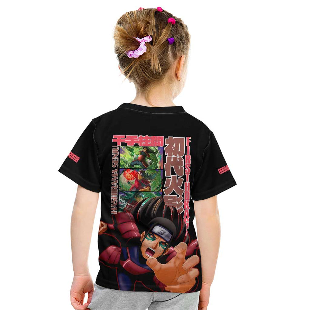 Hashirama Senju V2 Naruto Kid T Shirt Japan Anime Style