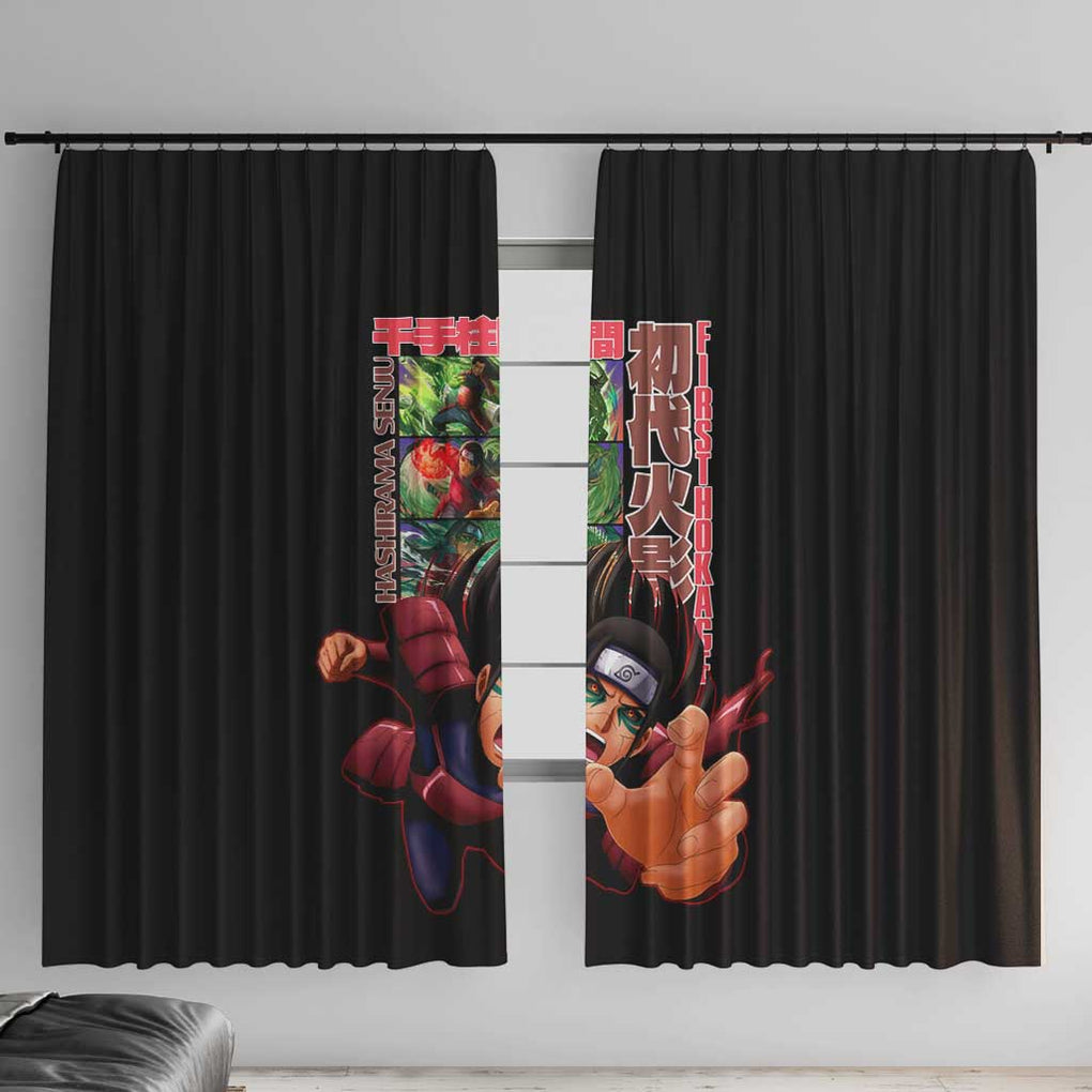 Hashirama Senju V2 Naruto Window Curtain Japan Anime Style