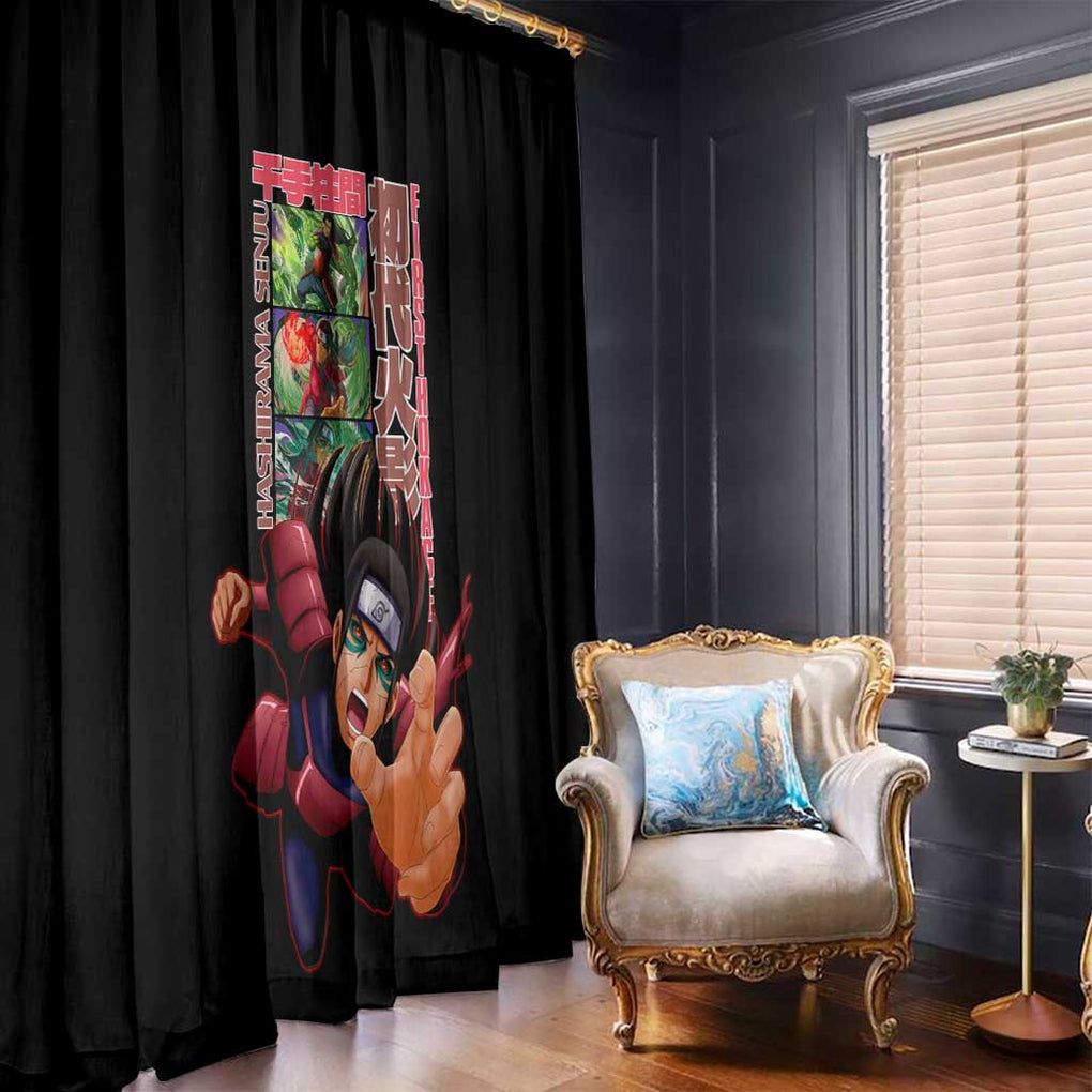 Hashirama Senju V2 Naruto Window Curtain Japan Anime Style