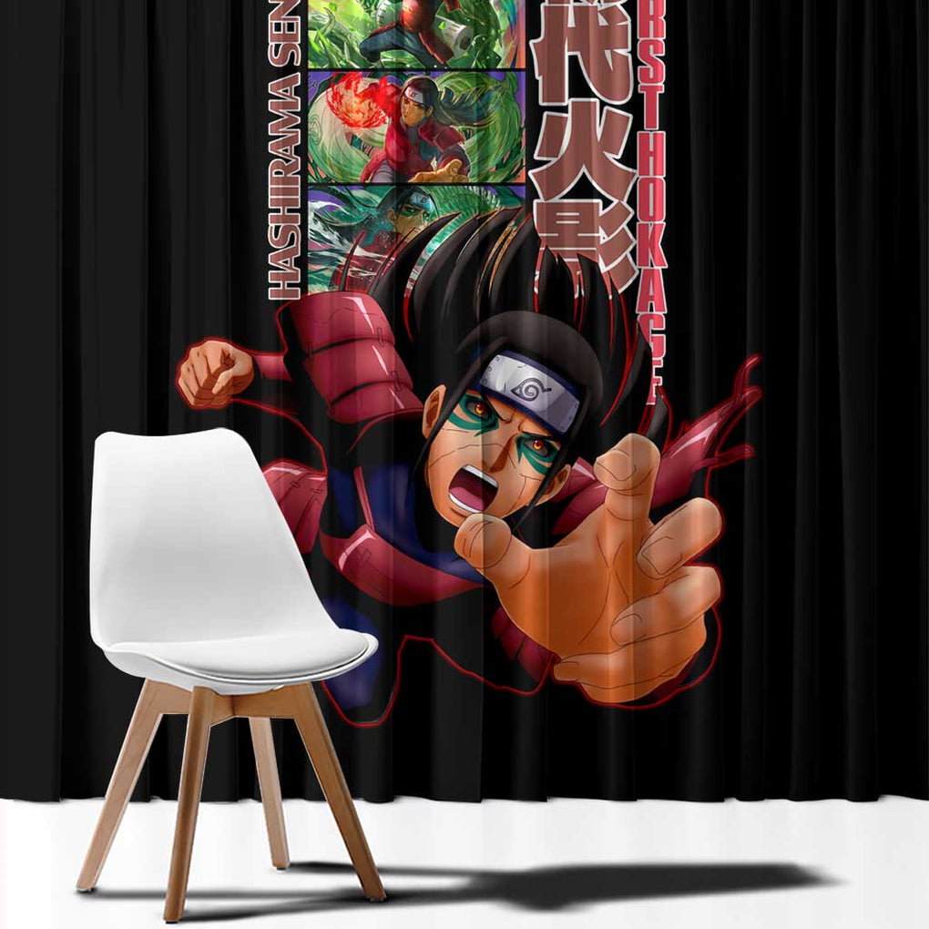 Hashirama Senju V2 Naruto Window Curtain Japan Anime Style