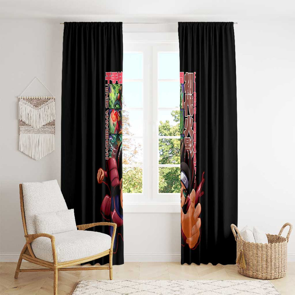 Hashirama Senju V2 Naruto Window Curtain Japan Anime Style