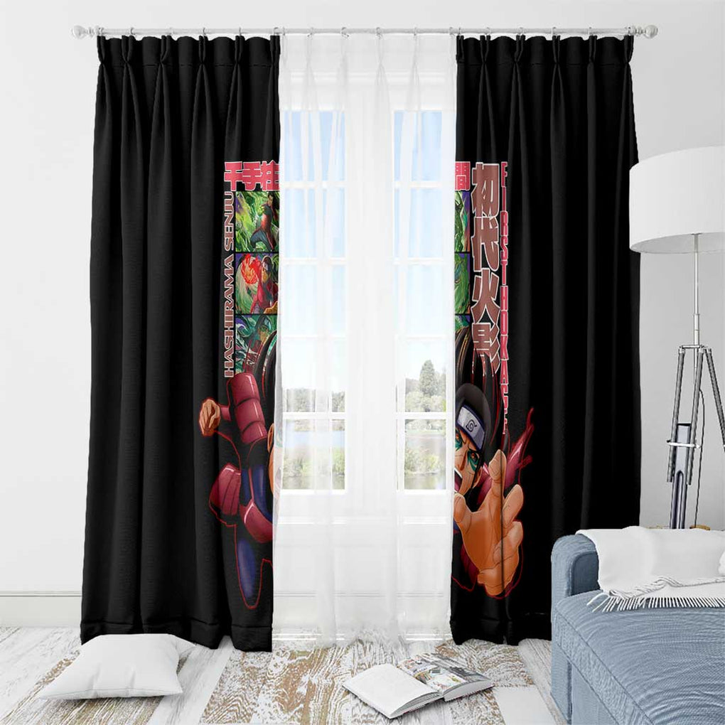 Hashirama Senju V2 Naruto Window Curtain Japan Anime Style