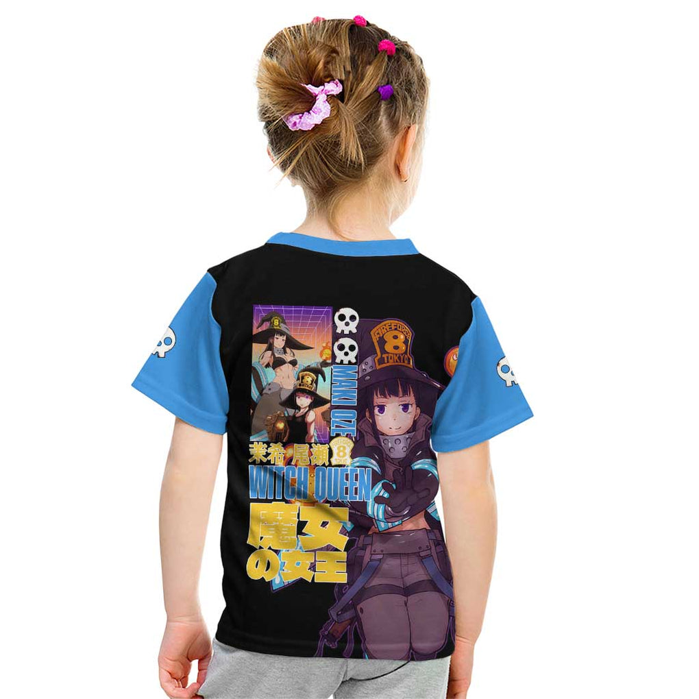 Maki Oze Fire Force Kid T Shirt Japan Anime Style