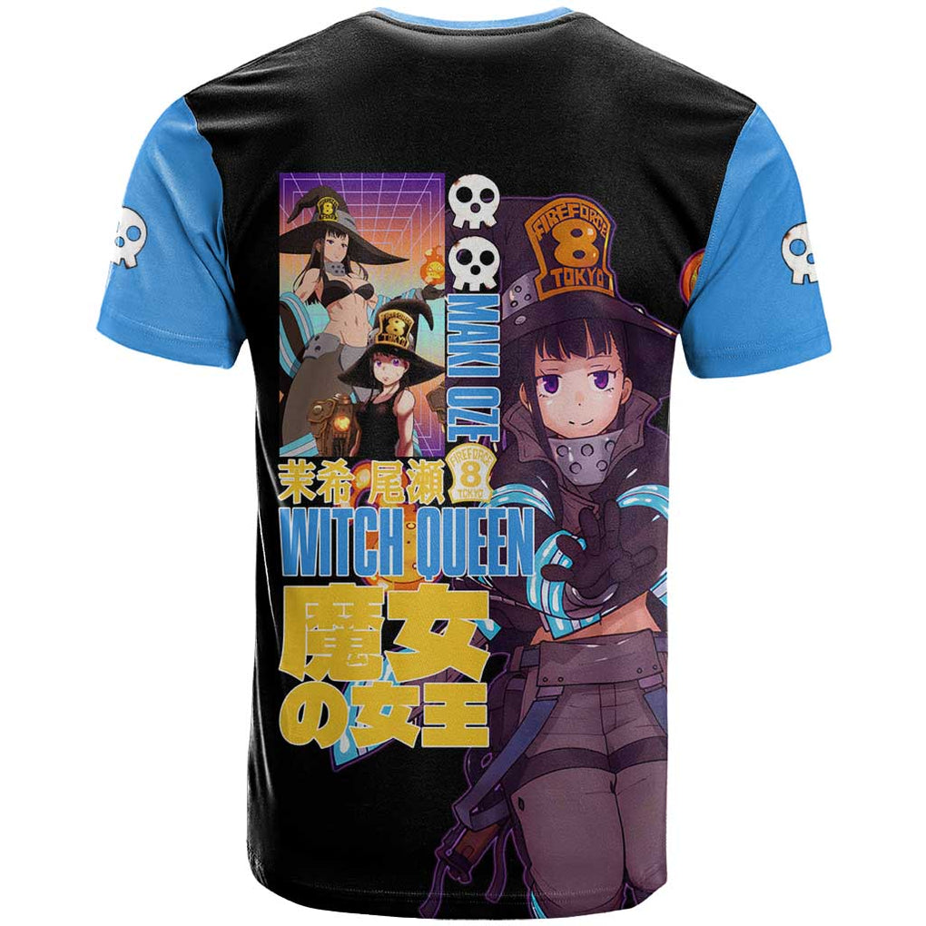 Maki Oze Fire Force T Shirt Japan Anime Style