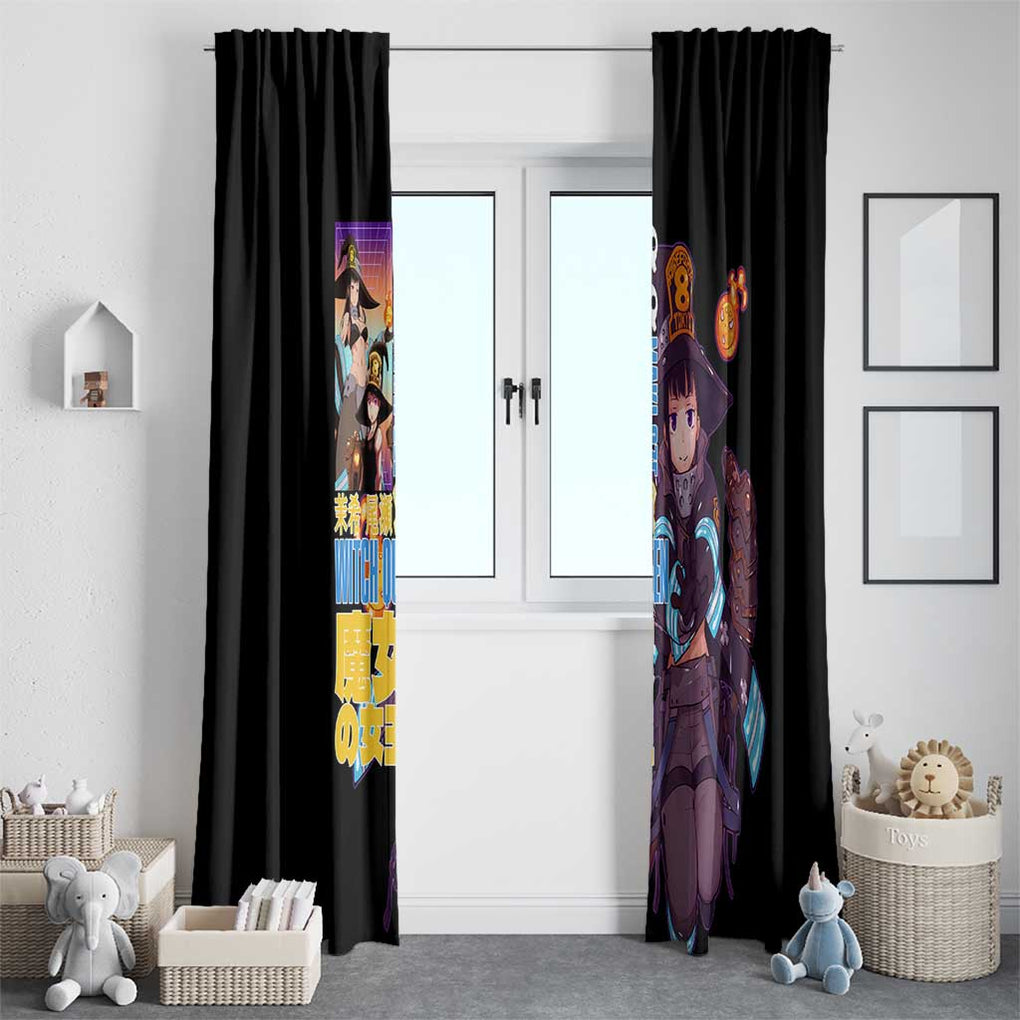 Maki Oze Fire Force Window Curtain Japan Anime Style