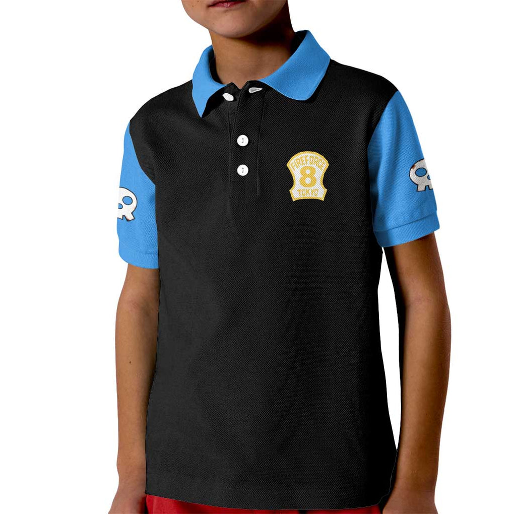 Tamaki Kotatsu Fire Force Kid Polo Shirt Japan Anime Style