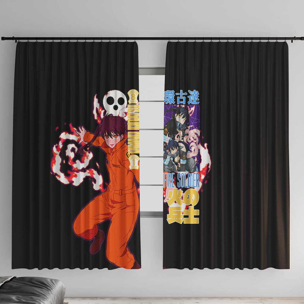 Tamaki Kotatsu Fire Force Window Curtain Japan Anime Style