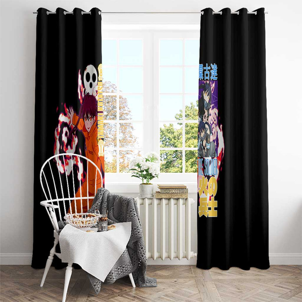 Tamaki Kotatsu Fire Force Window Curtain Japan Anime Style