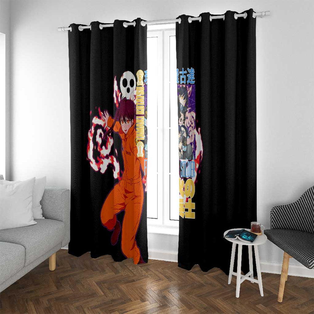 Tamaki Kotatsu Fire Force Window Curtain Japan Anime Style