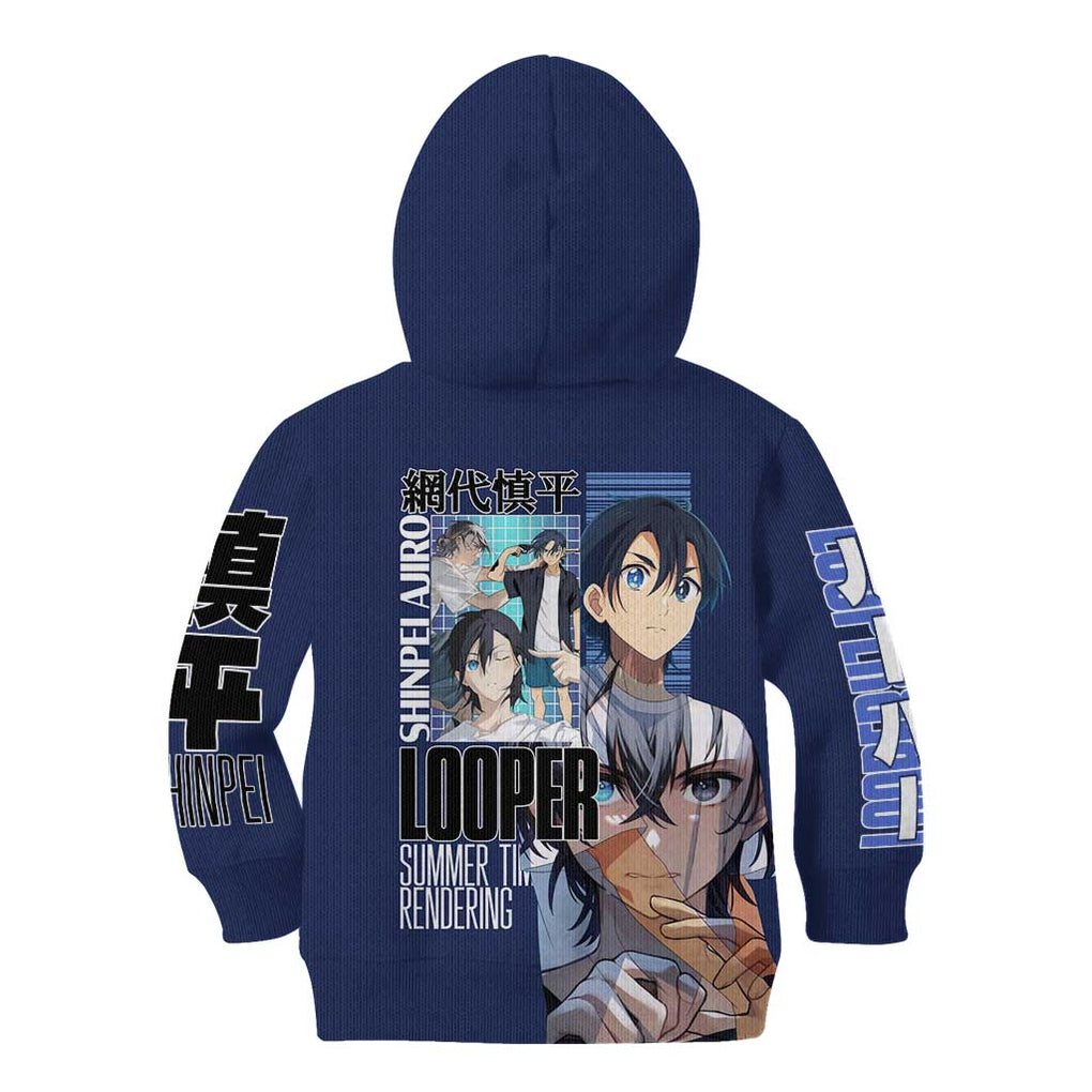 Ajiro Shinpei Summer Time Rendering Kid Hoodie Japan Anime Style