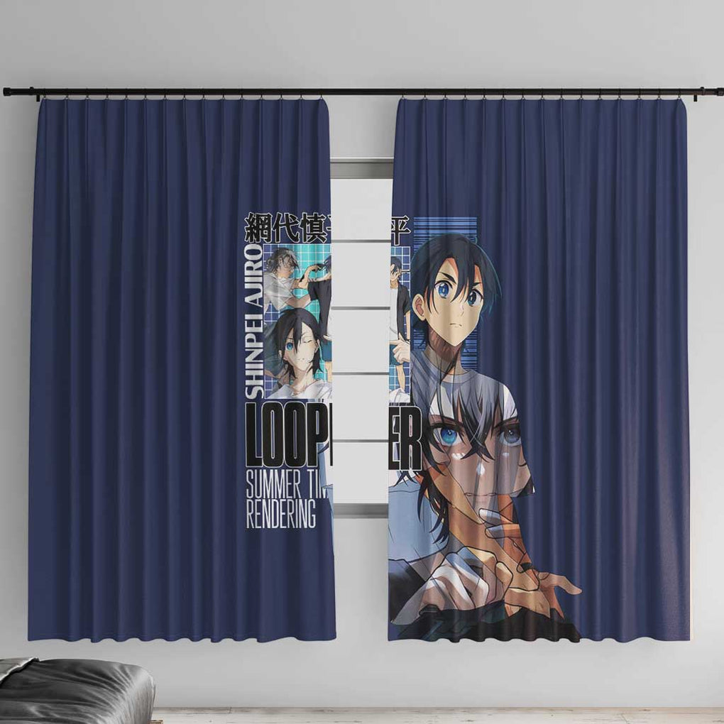 Ajiro Shinpei Summer Time Rendering Window Curtain Japan Anime Style