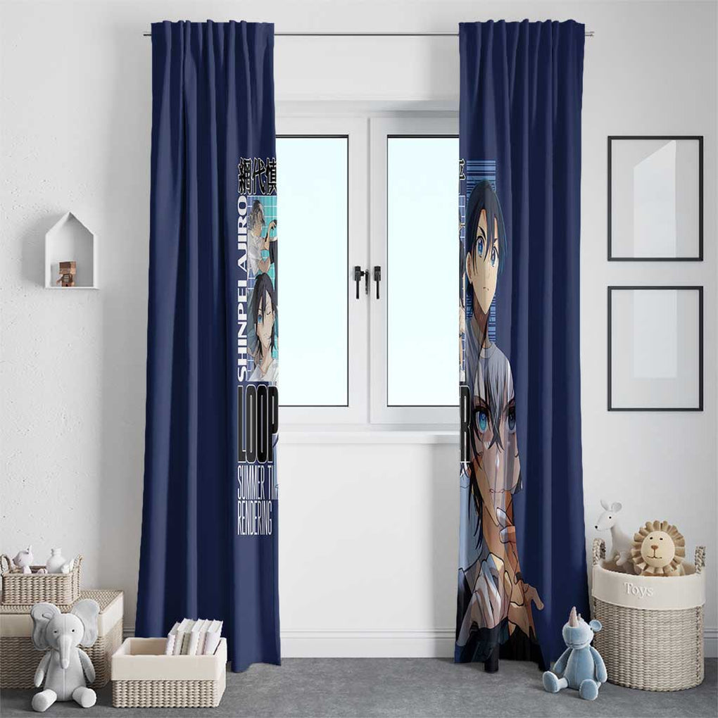 Ajiro Shinpei Summer Time Rendering Window Curtain Japan Anime Style