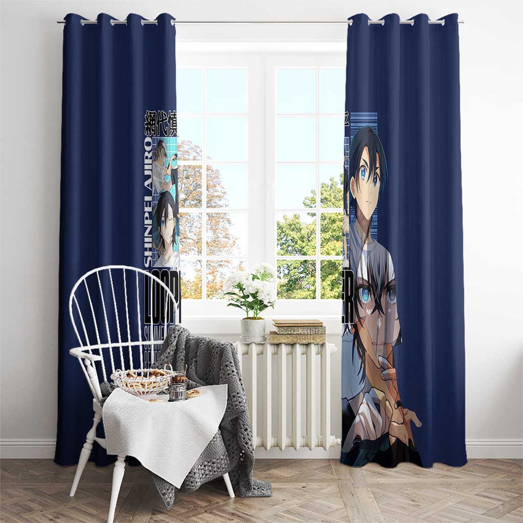Ajiro Shinpei Summer Time Rendering Window Curtain Japan Anime Style