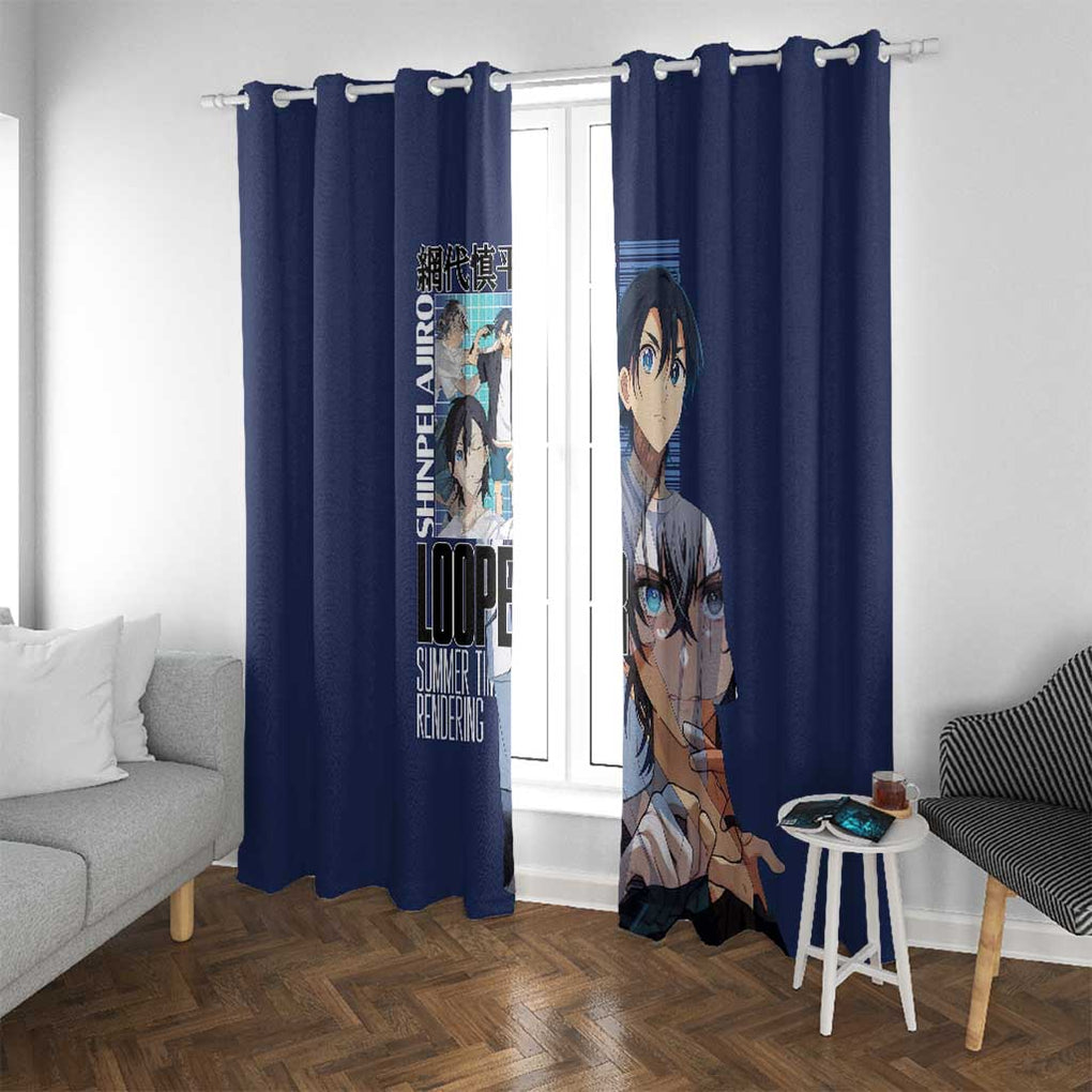 Ajiro Shinpei Summer Time Rendering Window Curtain Japan Anime Style