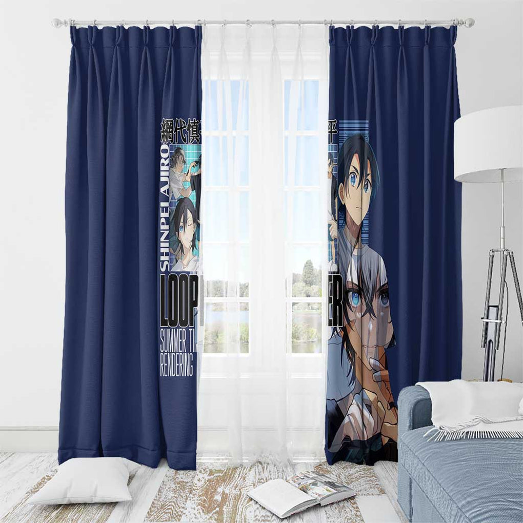 Ajiro Shinpei Summer Time Rendering Window Curtain Japan Anime Style