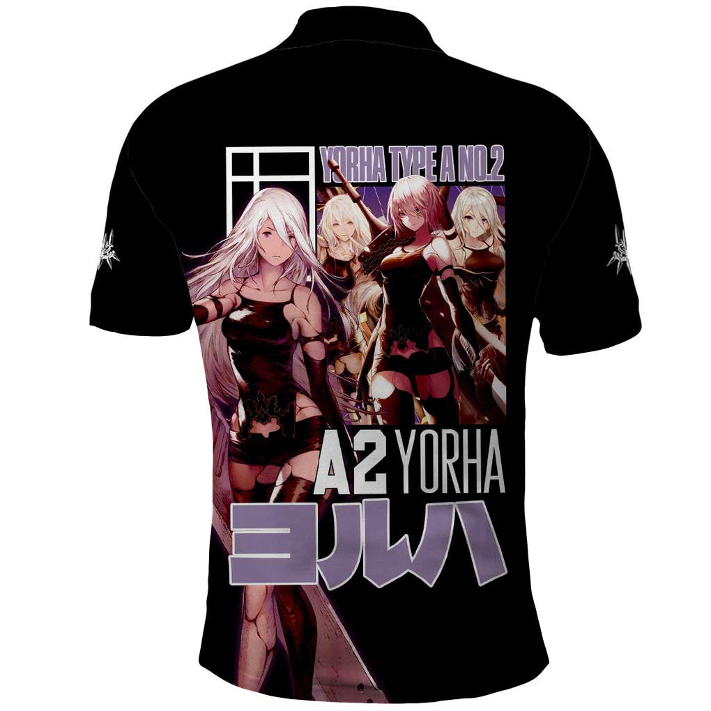 A2 Nier Automata Polo Shirt Japan Anime Style