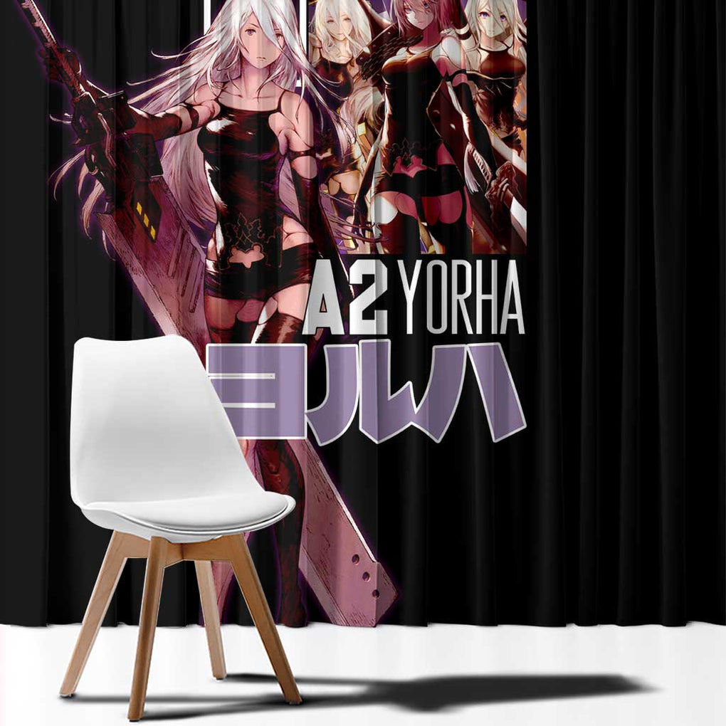 A2 Nier Automata Window Curtain Japan Anime Style