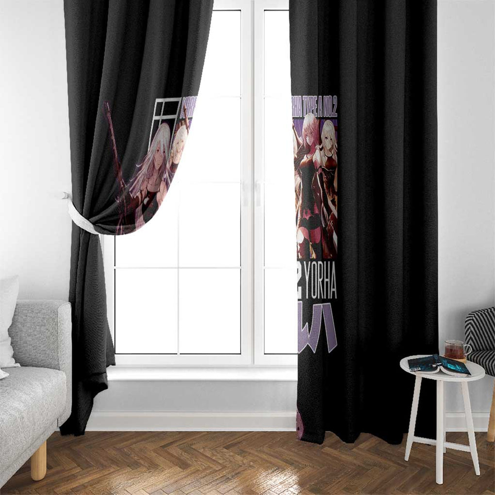 A2 Nier Automata Window Curtain Japan Anime Style