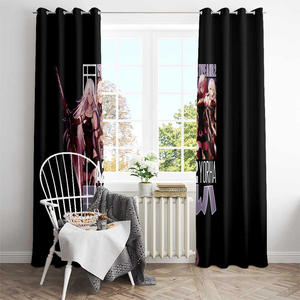 A2 Nier Automata Window Curtain Japan Anime Style