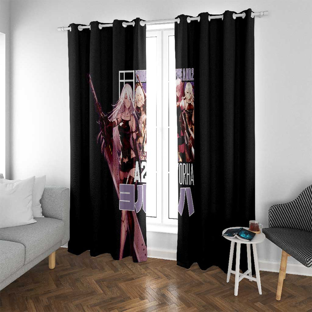 A2 Nier Automata Window Curtain Japan Anime Style
