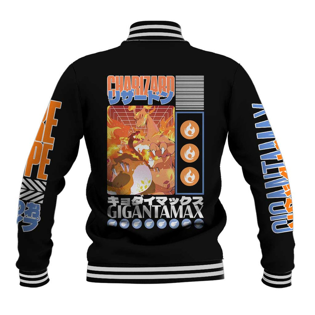 Gigantamax Charizard Poke Baseball Jacket Japan Anime Style