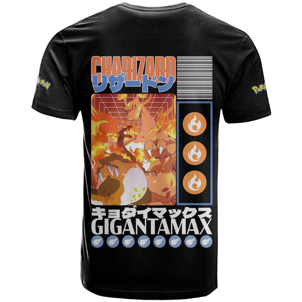 Gigantamax Charizard Poke T Shirt Japan Anime Style