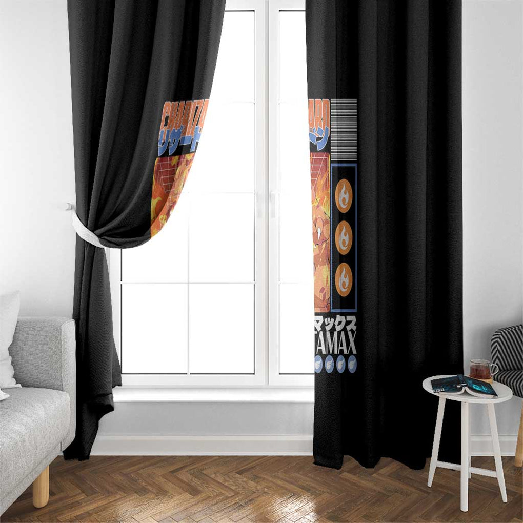 Gigantamax Charizard Poke Window Curtain Japan Anime Style