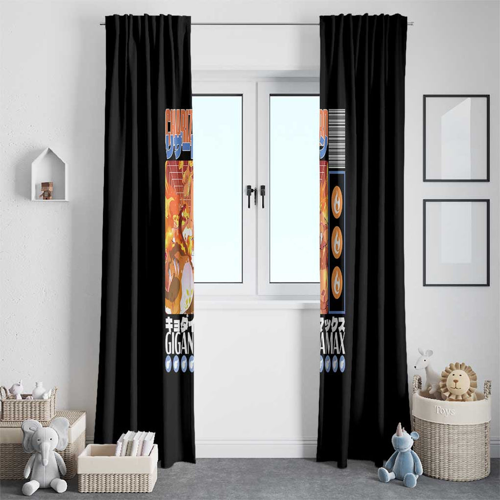 Gigantamax Charizard Poke Window Curtain Japan Anime Style