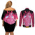 Skinny Majin Buu Couples Matching Off Shoulder Short Dress and Long Sleeve Button Shirt