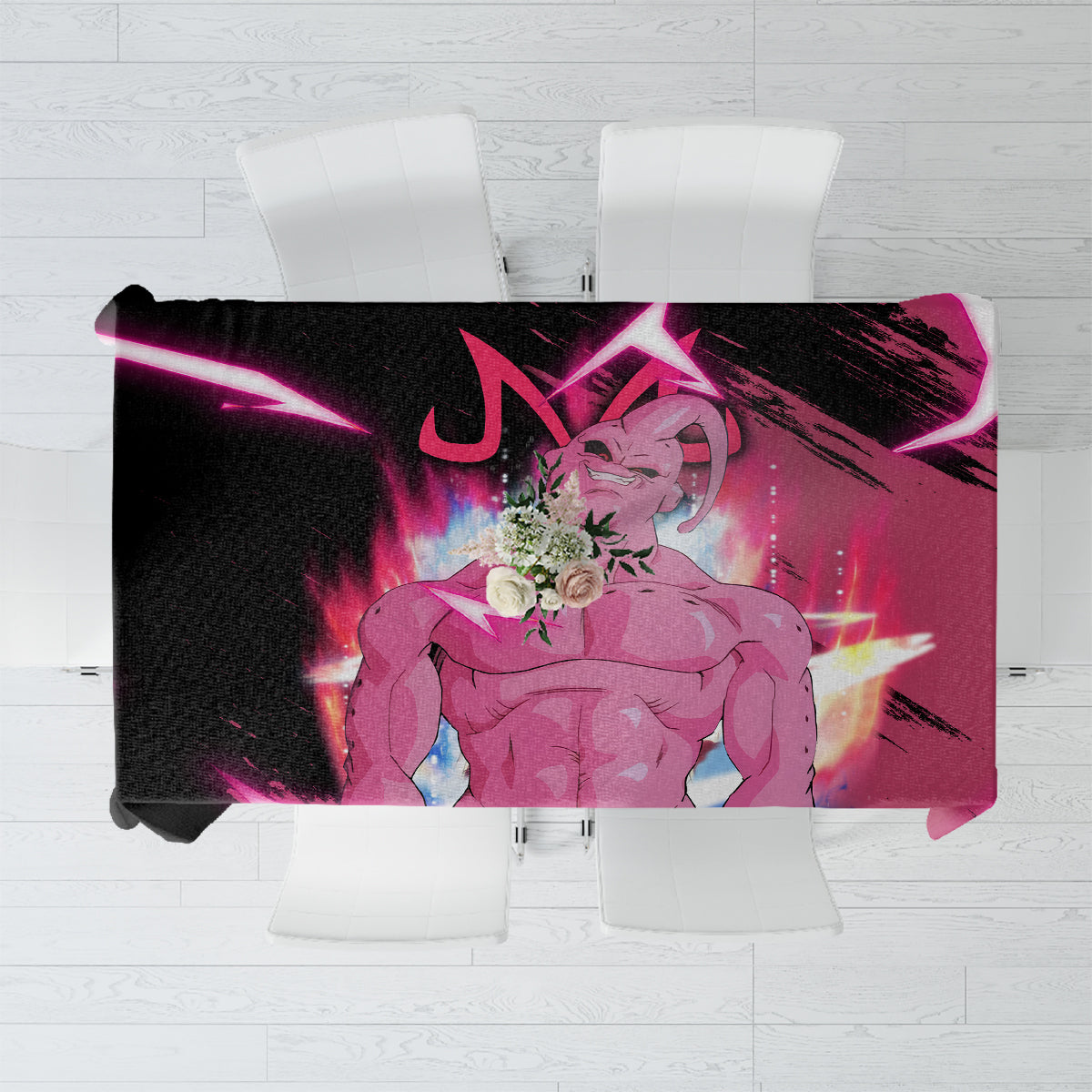 Skinny Majin Buu Tablecloth