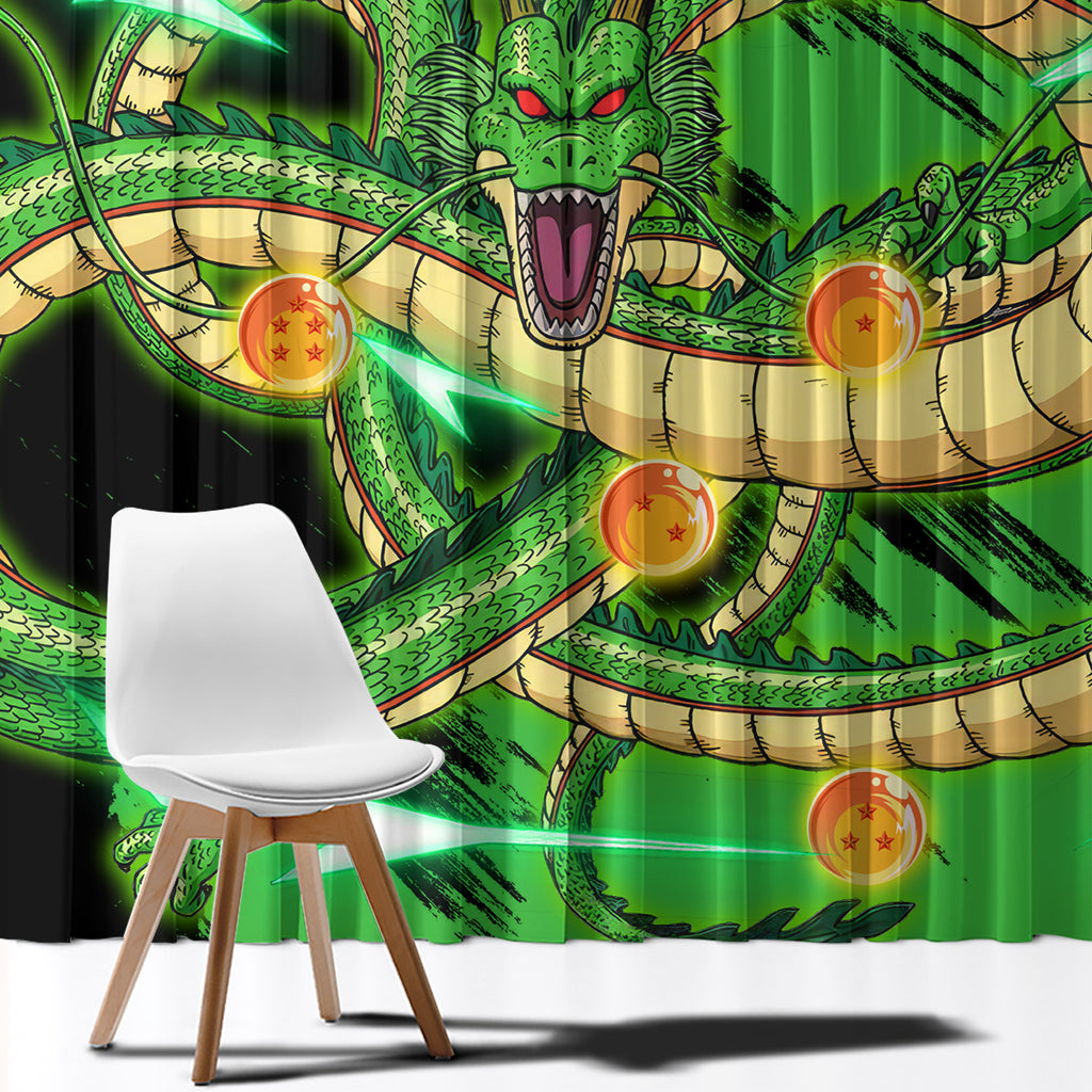 Dragon Shenron Window Curtain