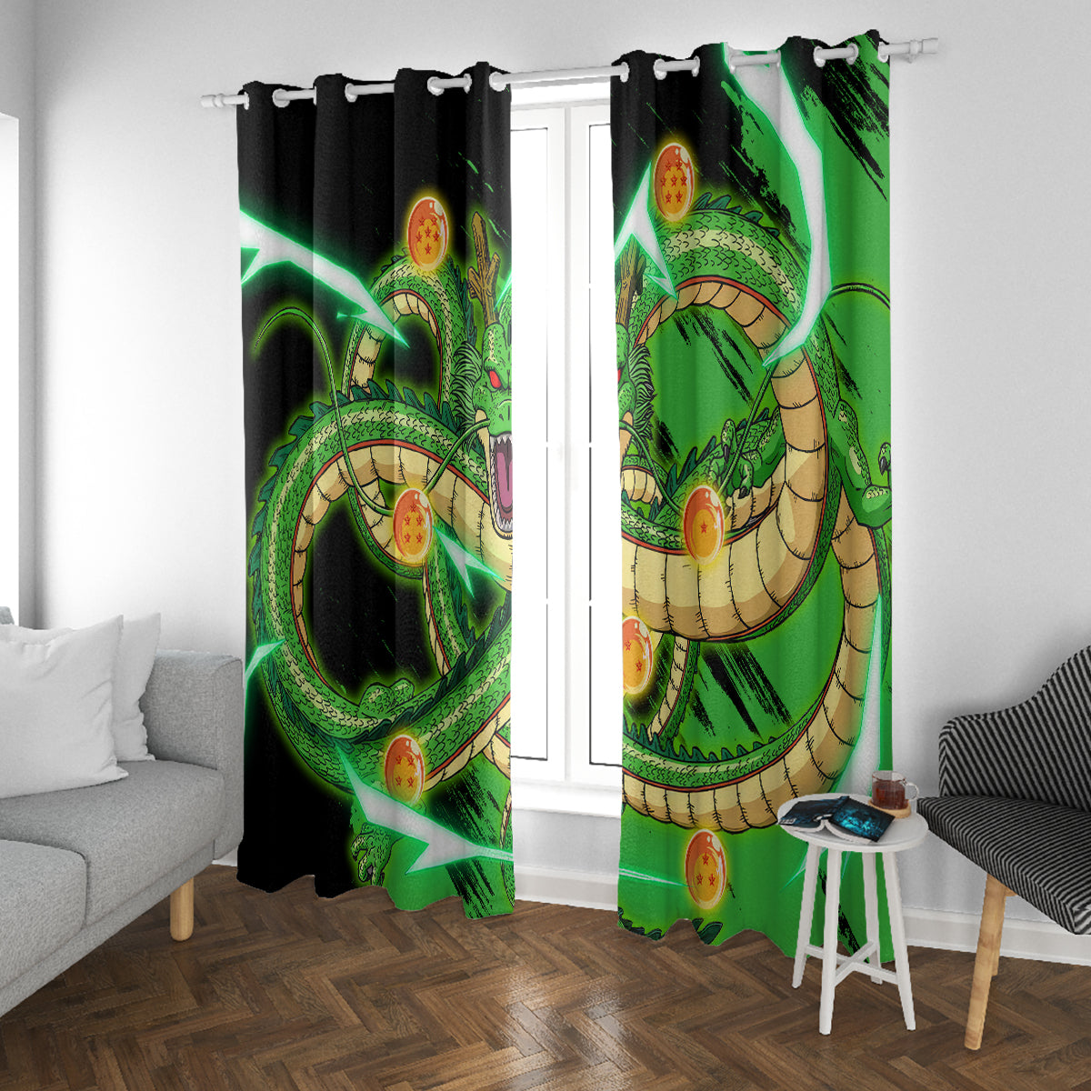 Dragon Shenron Window Curtain
