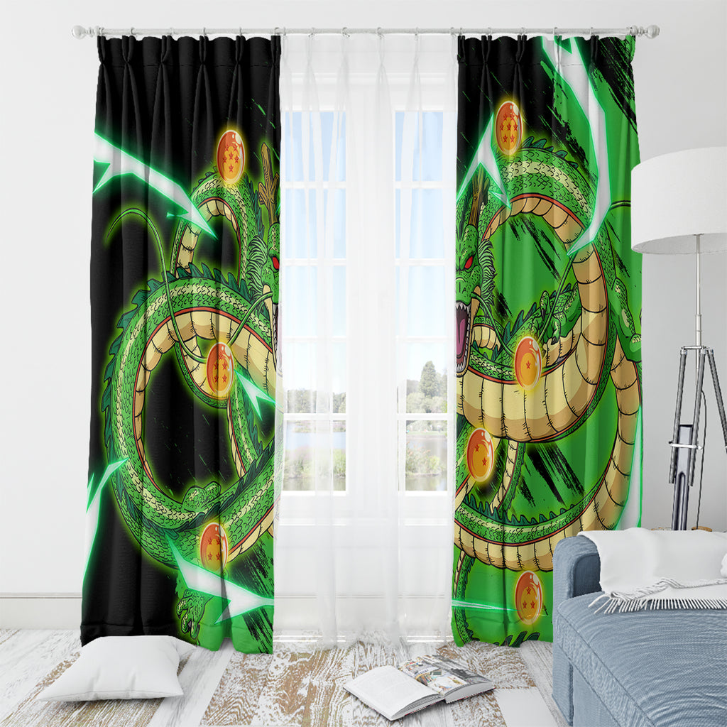 Dragon Shenron Window Curtain