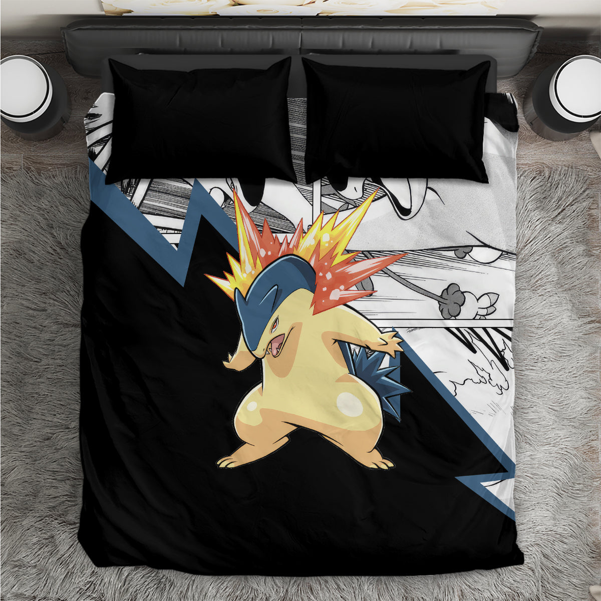 Typhlosion Mix Manga Bedding Set