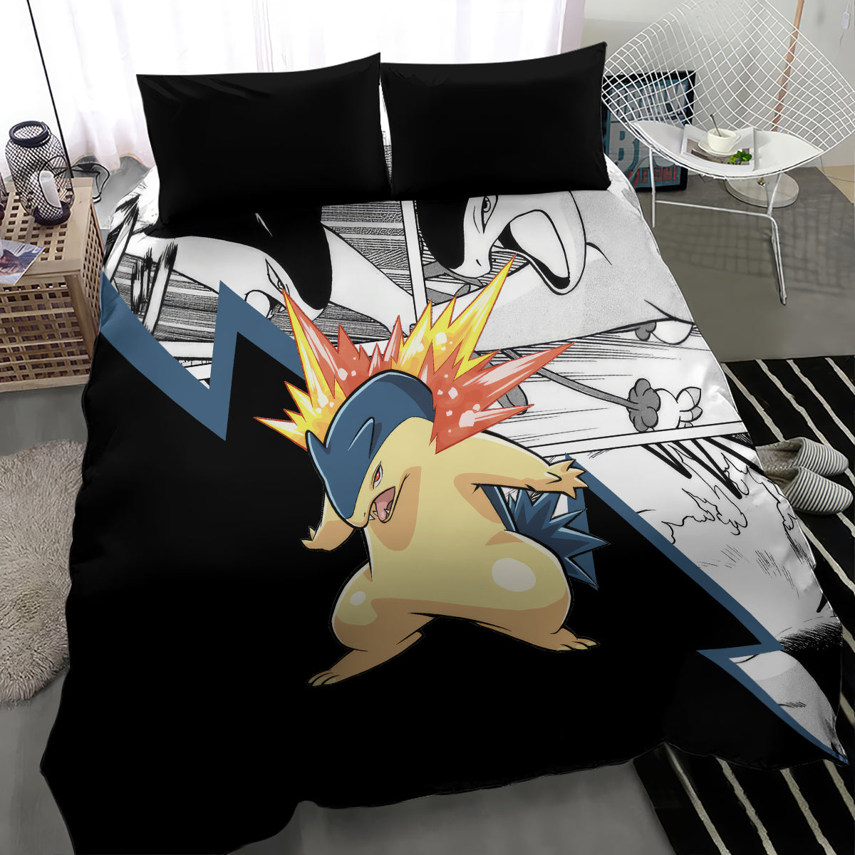 Typhlosion Mix Manga Bedding Set