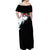 Typhlosion Mix Manga Off Shoulder Maxi Dress