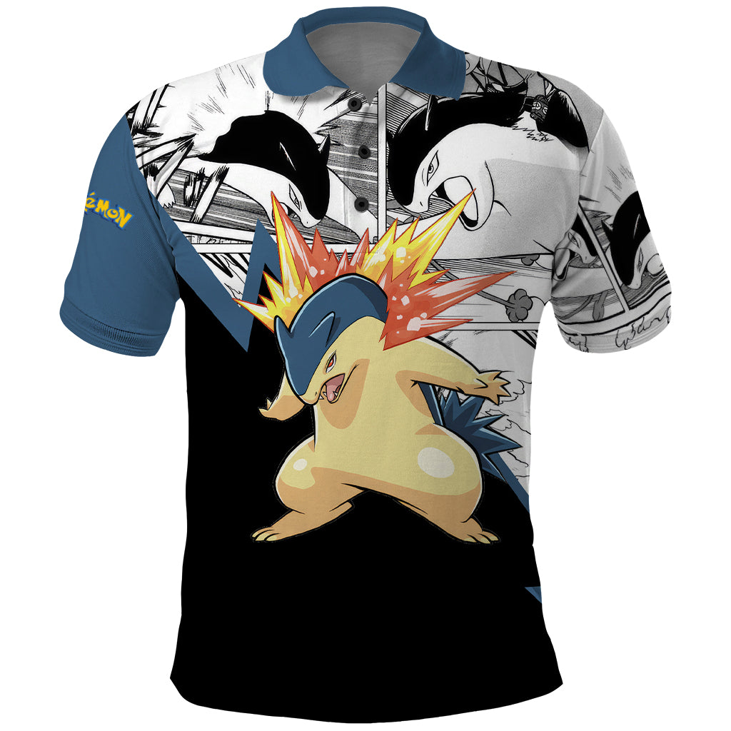 Typhlosion Mix Manga Polo Shirt