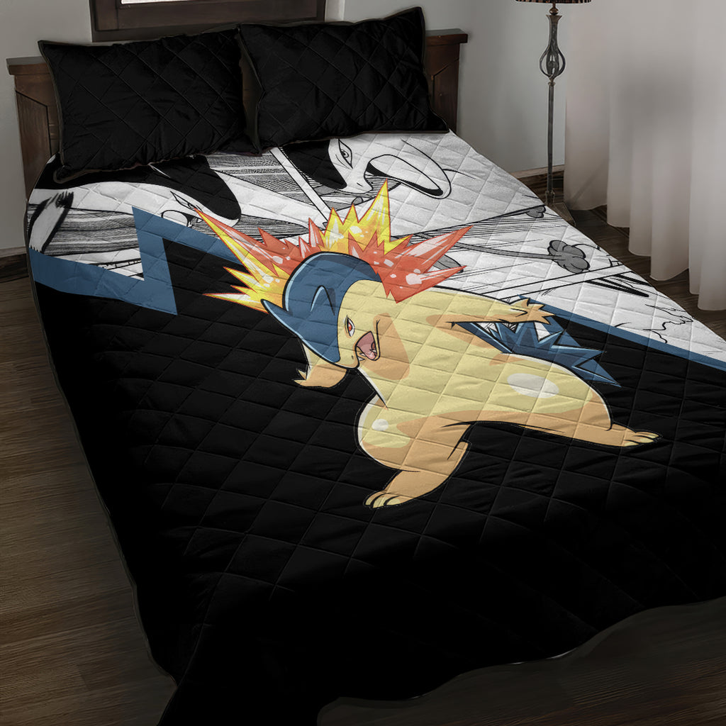 Typhlosion Mix Manga Quilt Bed Set