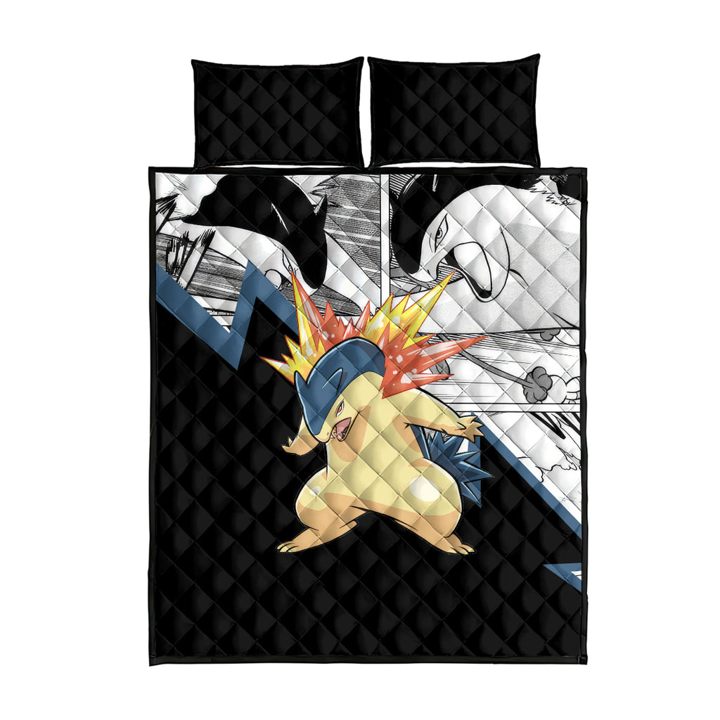 Typhlosion Mix Manga Quilt Bed Set