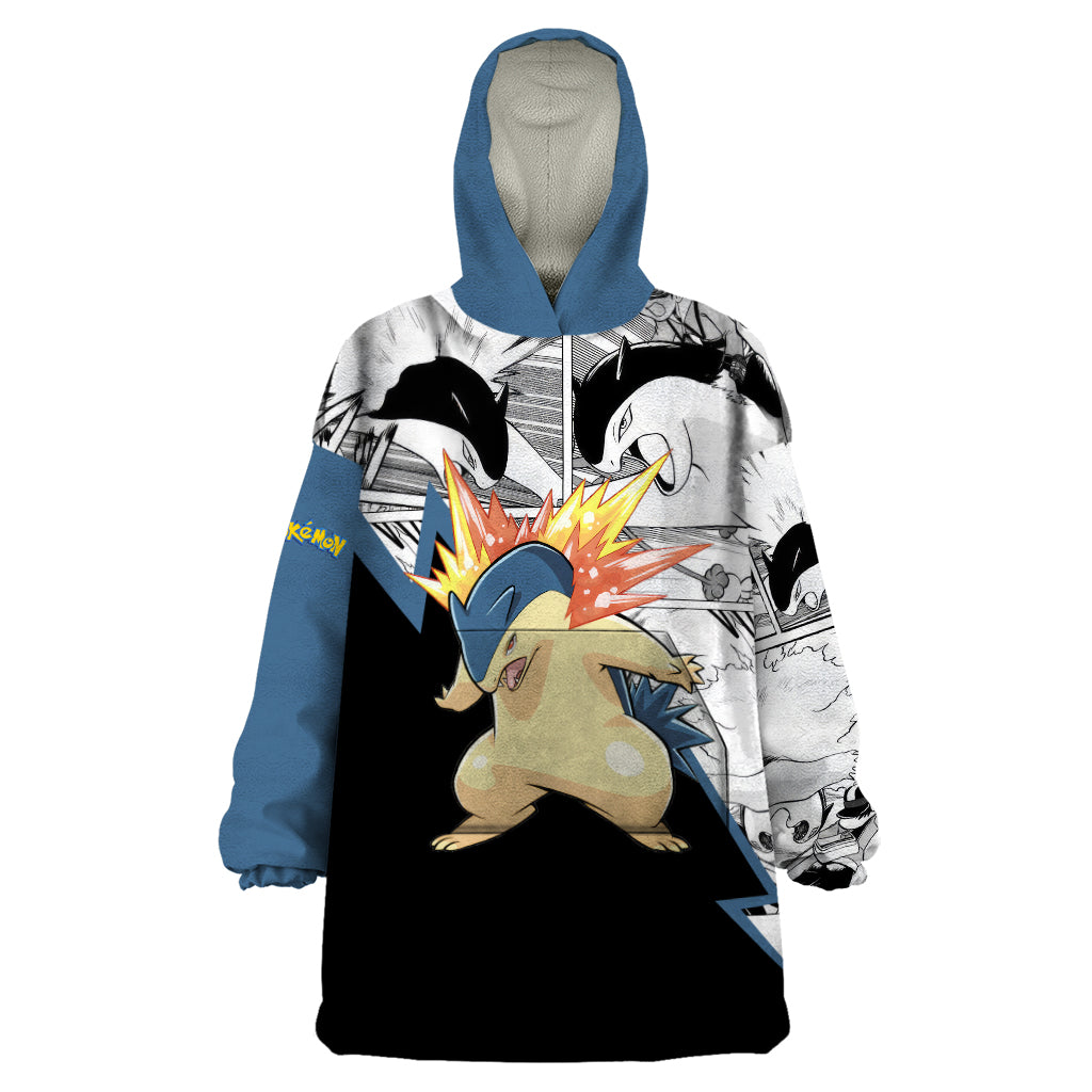 Typhlosion Mix Manga Wearable Blanket Hoodie