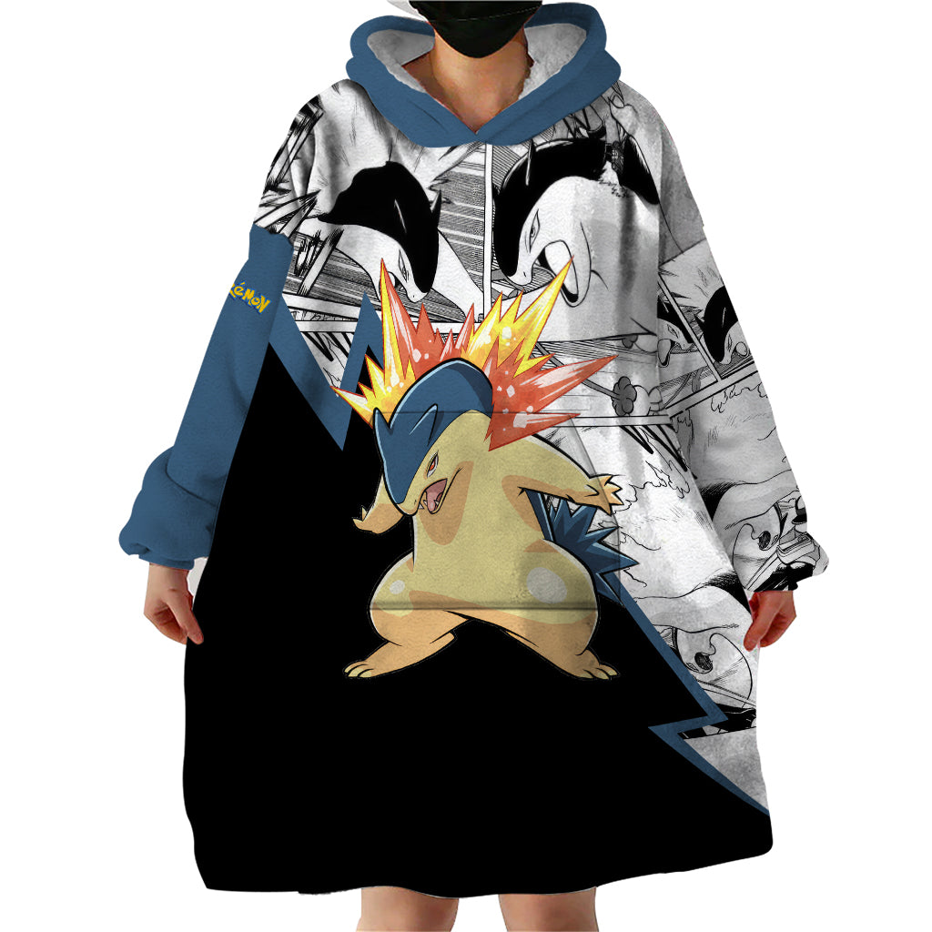 Typhlosion Mix Manga Wearable Blanket Hoodie