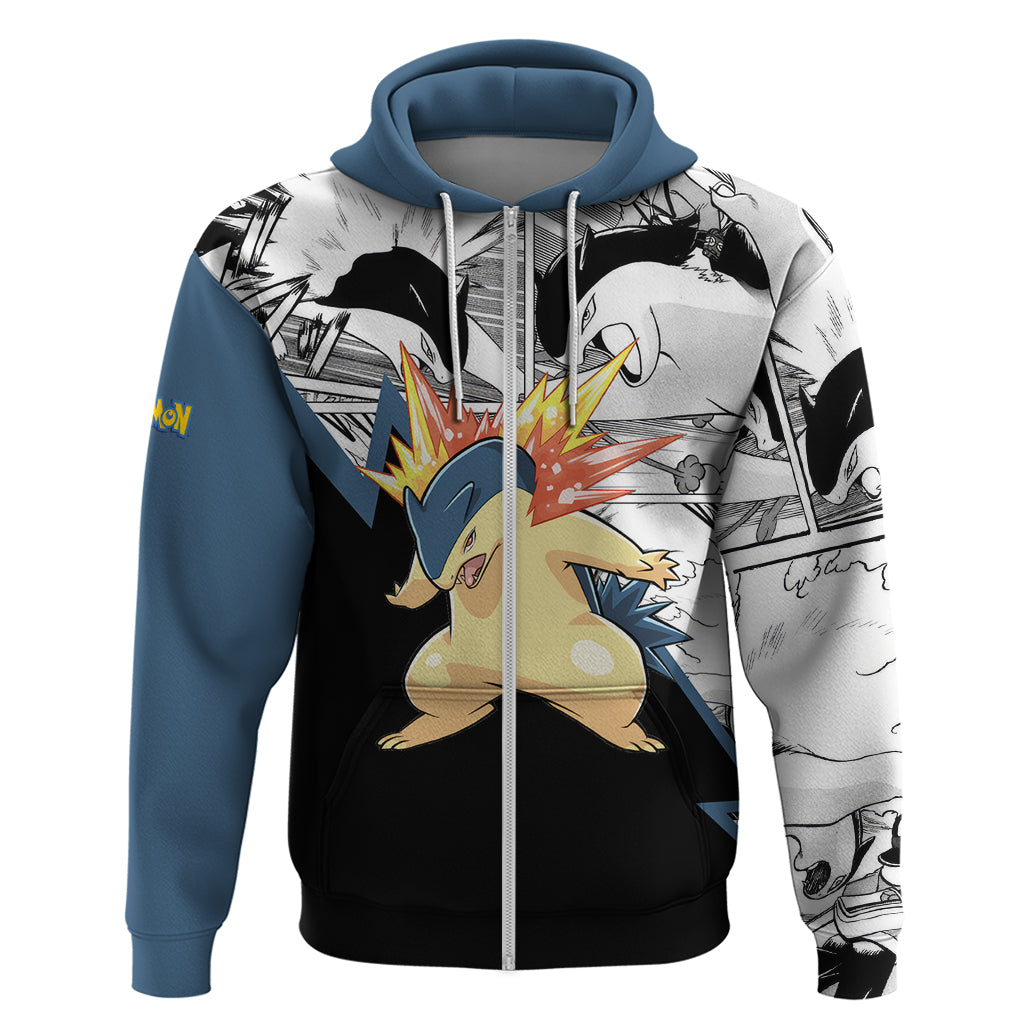 Typhlosion Mix Manga Zip Hoodie
