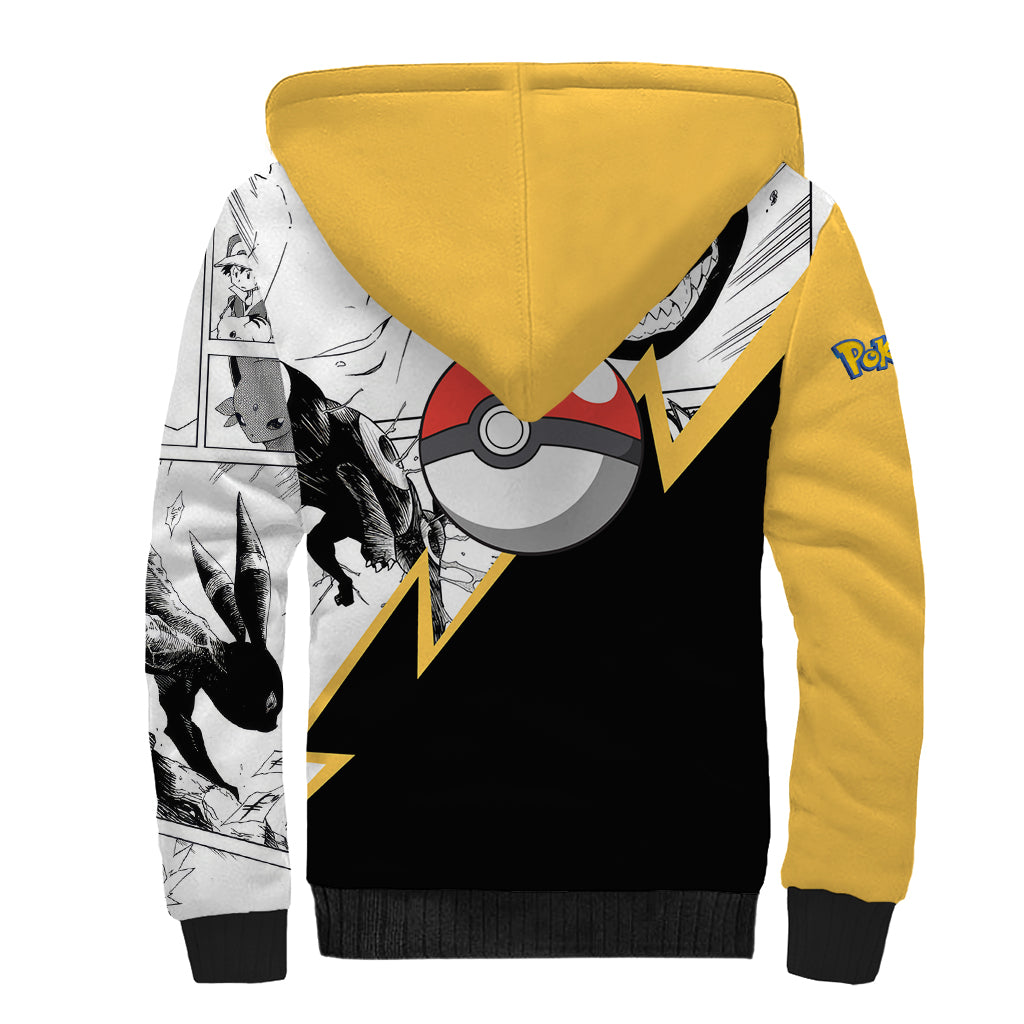 Umbreon Mix Manga Sherpa Hoodie