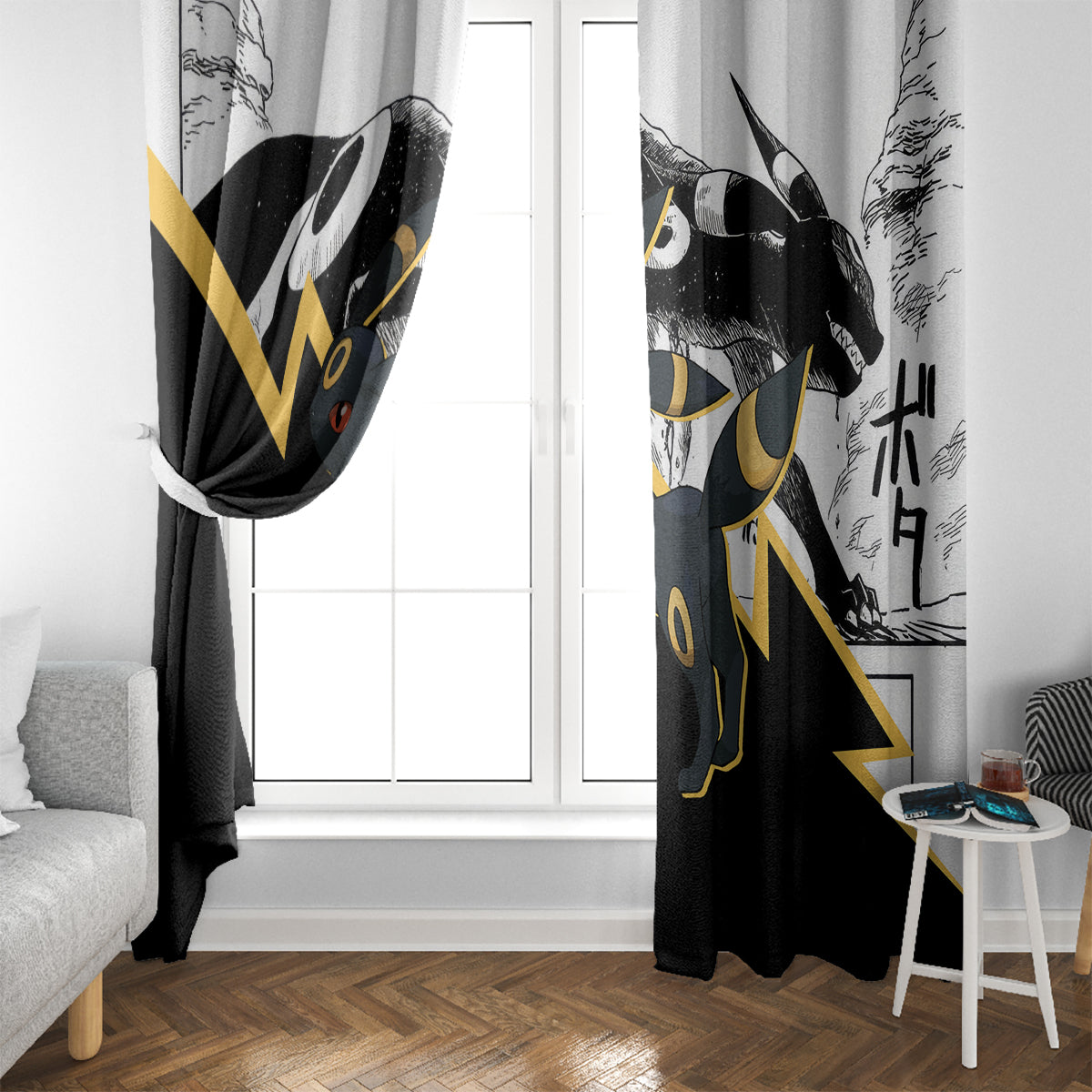 Umbreon Mix Manga Window Curtain