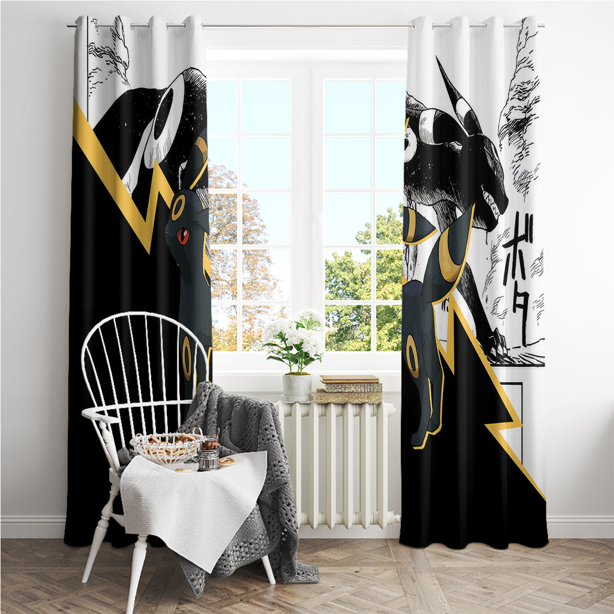 Umbreon Mix Manga Window Curtain