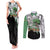 Torterra Anime Couples Matching Tank Maxi Dress and Long Sleeve Button Shirt