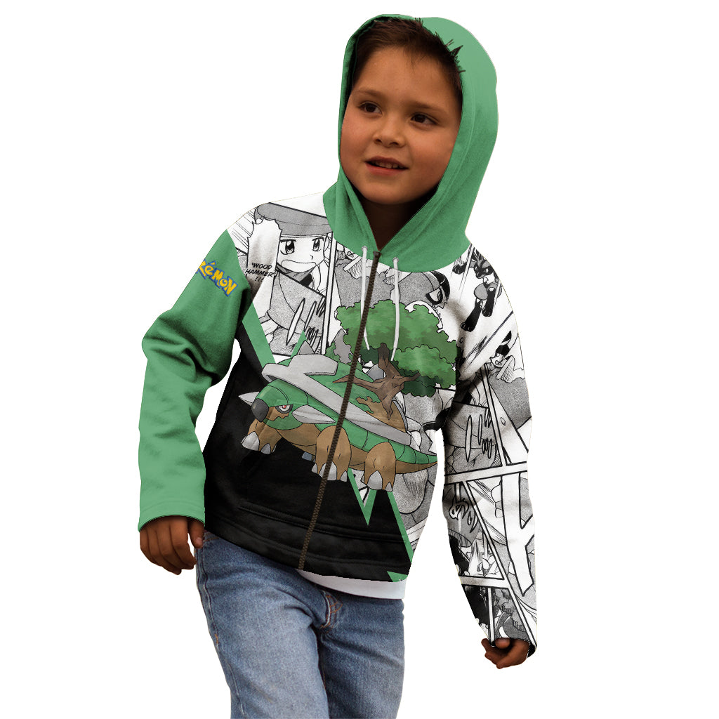 Torterra Anime Kid Hoodie