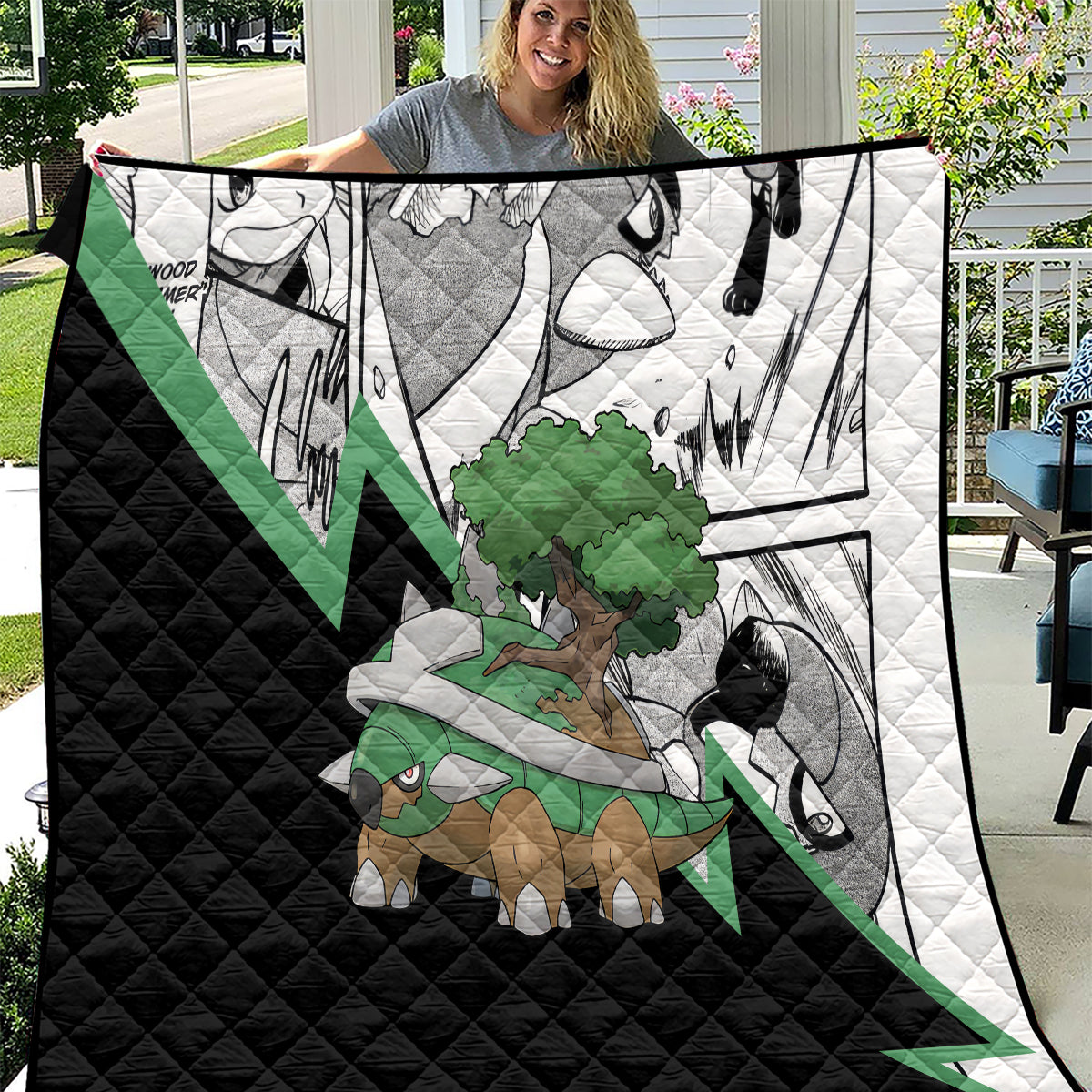 Torterra Anime Quilt