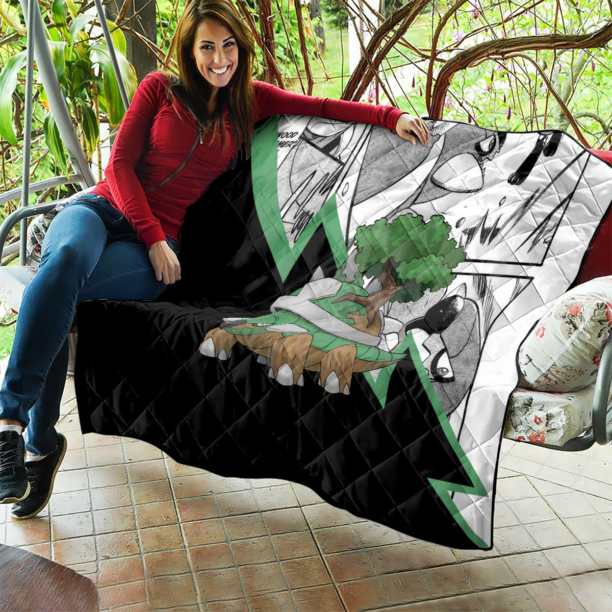 Torterra Anime Quilt