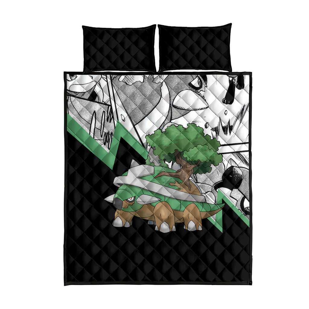 Torterra Anime Quilt Bed Set